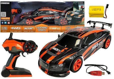 Auto Zdalnie Sterowane Sportowe Pomarańczowe R/C Auto Zdalnie Sterowane Sportowe Pomarańczowe R/C