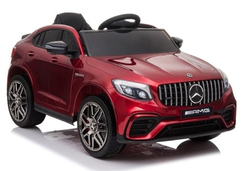 Auto na akumulator Mercedes GLC 63S QLS-5688 Czerwony Lakier 4x4 Auto na akumulator Mercedes GLC 63S QLS-5688 Czerwony Lakier 4x4