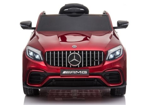 Auto na akumulator Mercedes GLC 63S QLS-5688 Czerwony Lakier 4x4 Auto na akumulator Mercedes GLC 63S QLS-5688 Czerwony Lakier 4x4