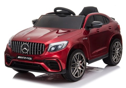 Auto na akumulator Mercedes GLC 63S QLS-5688 Czerwony Lakier 4x4 Auto na akumulator Mercedes GLC 63S QLS-5688 Czerwony Lakier 4x4
