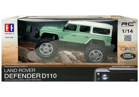 Auto Zdalnie Sterowane Land Rover Defender D110 R/C Zielony 7.5 km/h 1:14 2.4G Auto Zdalnie Sterowane Land Rover Defender D110 R/C Zielony 7.5 km/h 1:14 2.4G