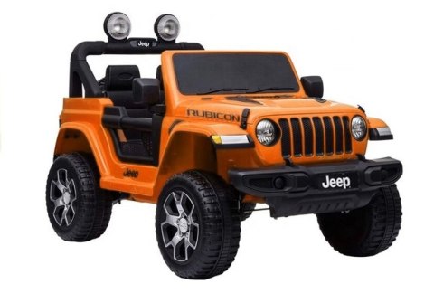Auto na Akumulator Jeep Rubicon 4x4 Pomarańczowy Auto na Akumulator Jeep Rubicon 4x4 Pomarańczowy