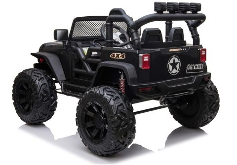 Auto na akumulator Jeep JC666 Czarny Lakierowany Auto na akumulator Jeep JC666 Czarny Lakierowany