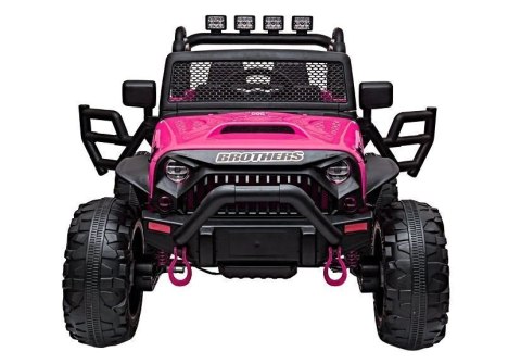 Auto na akumulator Jeep JC666 Różowy Lakierowany Auto na akumulator Jeep JC666 Różowy Lakierowany