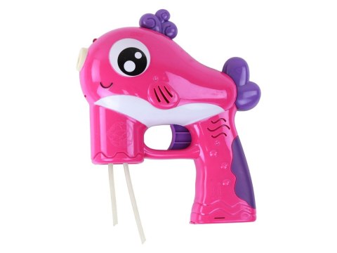 Pistolet na Bańki Mydlane Na Baterie Różowy