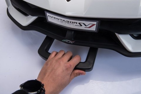 Auto na akumulator Lamborghini Aventador SX2028 Biały Auto na akumulator Lamborghini Aventador SX2028 Biały