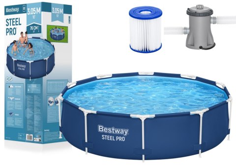 Basen Ogrodowy Stelażowy 305 cm x 76 cm Bestway 56679