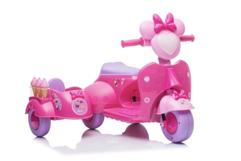 Skuter Lodziarnia Trójkołowy JT5258 Różowy Skuter Lodziarnia Trójkołowy JT5258 Różowy