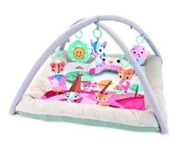 Mata Edukacyjna Zwierzątka Leśne Szaro-Różowa Mata Edukacyjna Zwierzątka Leśne Szaro-Różowa