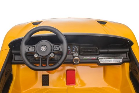 Auto Na Akumulator Maserati MC20 Żółte Auto Na Akumulator Maserati MC20 Żółte