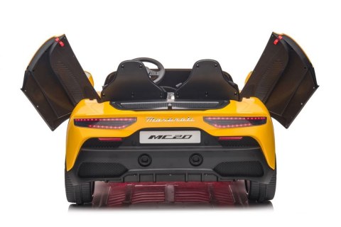 Auto Na Akumulator Maserati MC20 Żółte Auto Na Akumulator Maserati MC20 Żółte