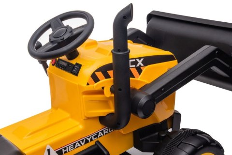 Traktor Na Akumulator Z Przyczepą S617 Żółty Traktor Na Akumulator Z Przyczepą S617 Żółty