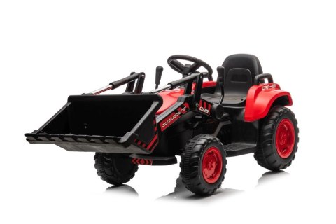Traktor Na Akumulator Z łyżką BW-X002A Czerwony Traktor Na Akumulator Z łyżką BW-X002A Czerwony