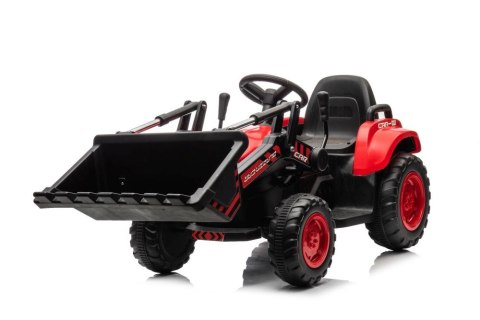 Traktor Na Akumulator Z łyżką BW-X002A Czerwony Traktor Na Akumulator Z łyżką BW-X002A Czerwony