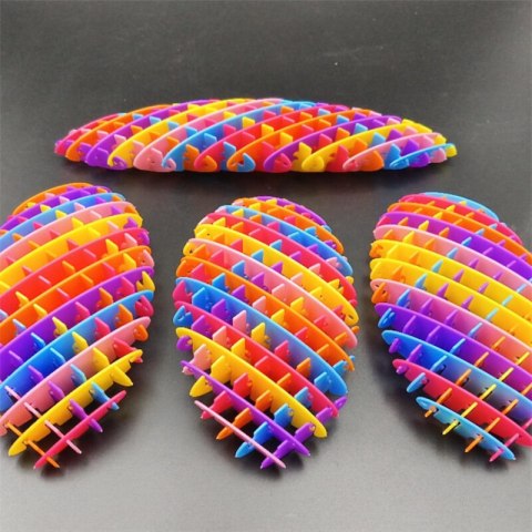 Zabawka Tęczowa Antystresowa Elastyczna Sensoryczna Kolorowa 10cm Zabawka Tęczowa Antystresowa Elastyczna Sensoryczna Kolorowa 10cm