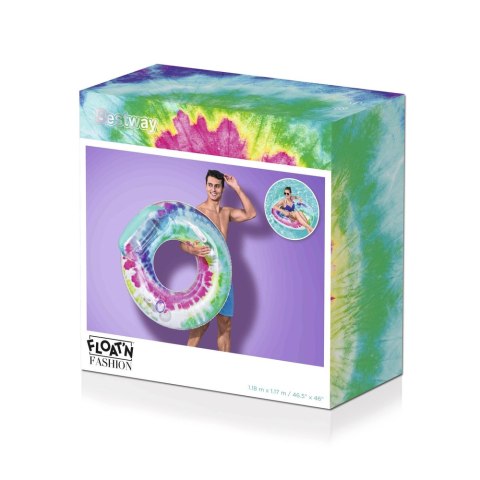 Dmuchane Koło Do Pływania Tie Dye 118 cm Bestway 43637