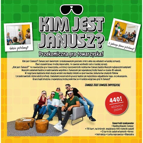Gra towarzyska Kim jest Janusz? Trefl 02378 Gra towarzyska Kim jest Janusz? Trefl 02378