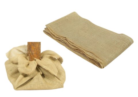 Juta Materiał Ozdobny 80x75cm Do Okrycia Pieńka Pod Choinkę Juta Materiał Ozdobny 80x75cm Do Okrycia Pieńka Pod Choinkę