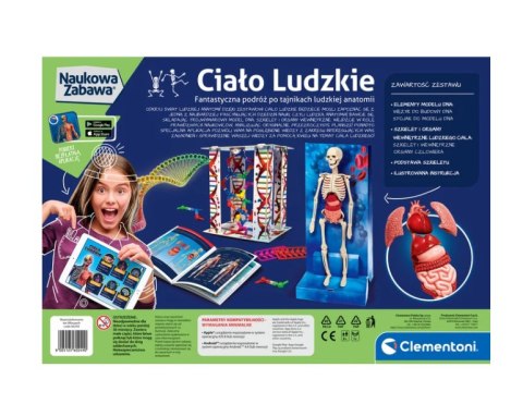 Naukowa Zabawa Ciało Ludzkie Język Polski Clementoni 60249 Naukowa Zabawa Ciało Ludzkie Język Polski Clementoni 60249