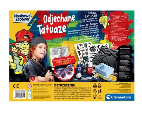 Naukowa Zabawa Odjechane Tatuaże Język Polski Clementoni 50721 Naukowa Zabawa Odjechane Tatuaże Język Polski Clementoni 50721