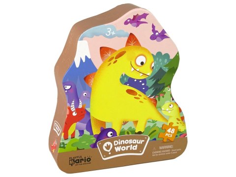 Puzzle Dinozaur Wulkan 48 Elementów Puzzle Dinozaur Wulkan 48 Elementów