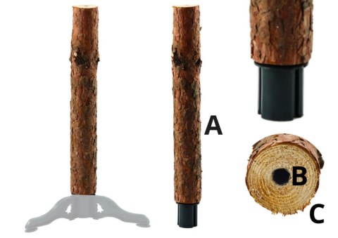Stojak Pieniek Drewniany Na Cztery Nóżki Do Choinki Na Pniu Stojak Pieniek Drewniany Na Cztery Nóżki Do Choinki Na Pniu