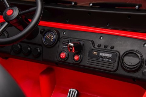 Auto Na Akumulator JH-102 Czerwone 4x4 Auto Na Akumulator JH-102 Czerwone 4x4