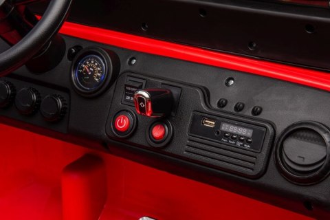 Auto Na Akumulator JH-102 Czerwone 4x4 Auto Na Akumulator JH-102 Czerwone 4x4