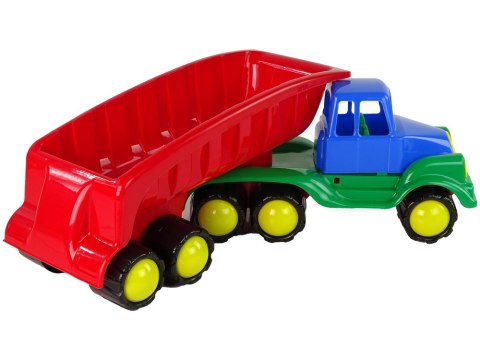 Duży Samochód z Naczepą 45cm Czerwony Duży Samochód z Naczepą 45cm Czerwony