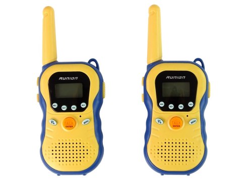 Zestaw Walkie Talkies Krótkofalówki Dla Dzieci Niebieskie 2 Szt.