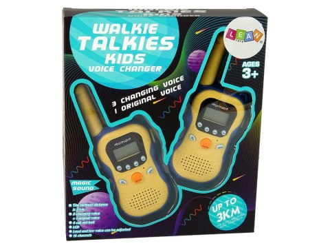 Zestaw Walkie Talkies Krótkofalówki Dla Dzieci Niebieskie 2 Szt.