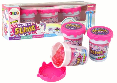 Slime Brokatowy Jednorożce DIY Miękki 3 Kolory Slime Brokatowy Jednorożce DIY Miękki 3 Kolory