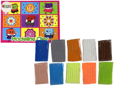 Zestaw Artystyczny Masa Plastyczna Modelina 10 Kolorów Zestaw Artystyczny Masa Plastyczna Modelina 10 Kolorów