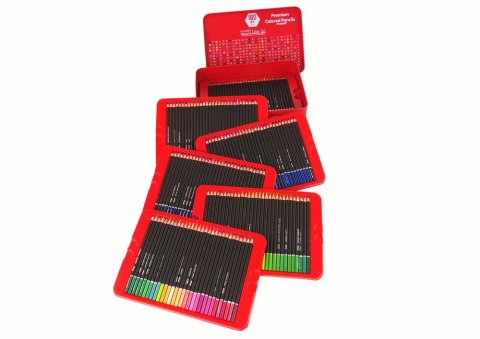 Zestaw Małego Artysty W Metalowym Pojemniku Kredki 180szt. Zestaw Małego Artysty W Metalowym Pojemniku Kredki 180szt.