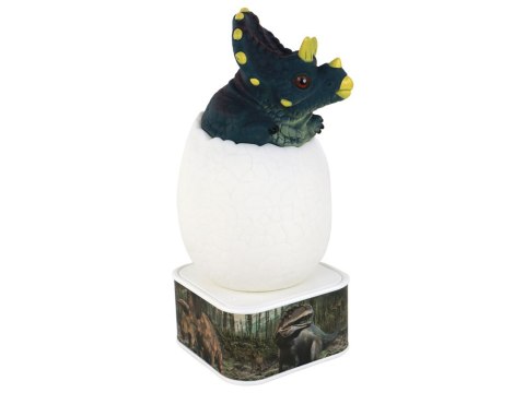 Lampka Nocna LED Jajko Dinozaur Triceratops Mirco USB Lampka Nocna LED Jajko Dinozaur Triceratops Mirco USB