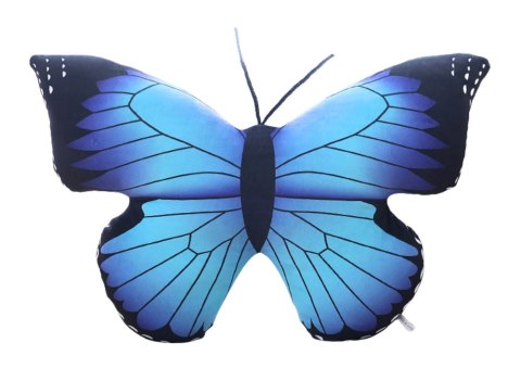 Maskotka Pluszowy Motyl Niebieski Poduszka 50 x 40 cm