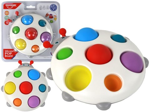 Silikonowa Tablica Kolorowa Biedronka Pop It Edukacyjny Silikonowa Tablica Kolorowa Biedronka Pop It Edukacyjny