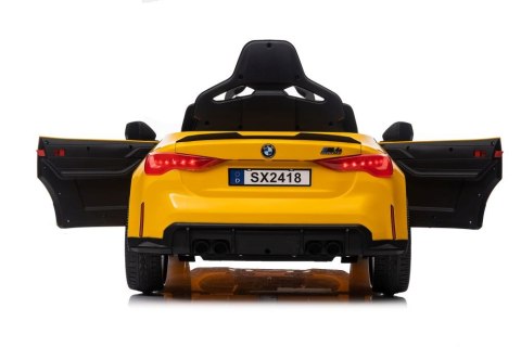 Auto Na Akumulator Bmw M4 Zółte Auto Na Akumulator Bmw M4 Zółte