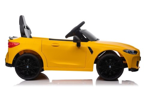 Auto Na Akumulator Bmw M4 Zółte Auto Na Akumulator Bmw M4 Zółte
