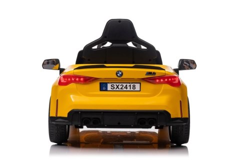 Auto Na Akumulator Bmw M4 Zółte Auto Na Akumulator Bmw M4 Zółte