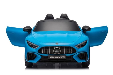 Auto Na Akumulator Mercedes AMG SL63 Niebieskie Lakierowane Auto Na Akumulator Mercedes AMG SL63 Niebieskie Lakierowane