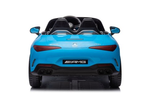 Auto Na Akumulator Mercedes AMG SL63 Niebieskie Lakierowane Auto Na Akumulator Mercedes AMG SL63 Niebieskie Lakierowane