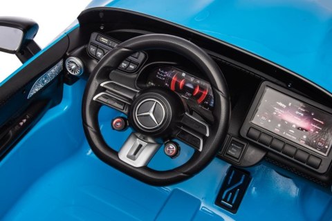 Auto Na Akumulator Mercedes AMG SL63 Niebieskie Lakierowane Auto Na Akumulator Mercedes AMG SL63 Niebieskie Lakierowane