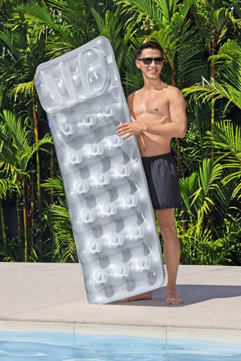 Dmuchany Materac Do Pływania Szary 188 x 71 cm Bestway 43024 Dmuchany Materac Do Pływania Szary 188 x 71 cm Bestway 43024