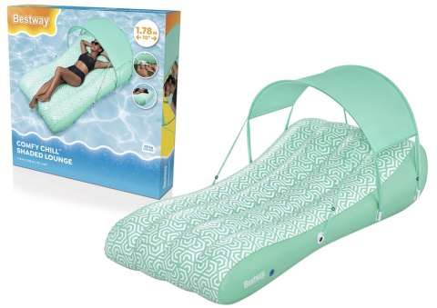 Dmuchany Materac z Baldachimem do Pływania Bestway 43729 Dmuchany Materac z Baldachimem do Pływania Bestway 43729