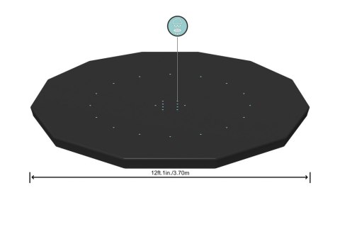 Pokrywa Do Basenu Stelażowego 366 cm Bestway 58037 Pokrywa Do Basenu Stelażowego 366 cm Bestway 58037