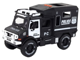Wóz Terenowy Policyjny Policja 1:14 Radiowóz Światła Dźwięki Czarny