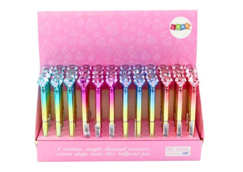 Długopis Z Diamentem W Połysku Złoto Kolorowy Niebieski Wkład 0.7mm Mix Długopis Z Diamentem W Połysku Złoto Kolorowy Niebieski Wkład 0.7mm Mix