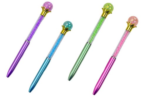 Długopis Z Diamentową Kulą Diamenciki Niebieski Wkład 0.7mm Mix Długopis Z Diamentową Kulą Diamenciki Niebieski Wkład 0.7mm Mix