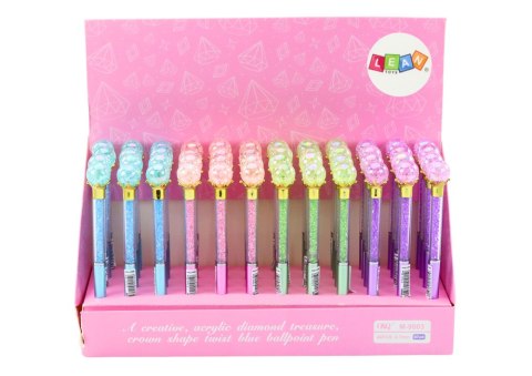 Długopis Z Diamentową Kulą Diamenciki Niebieski Wkład 0.7mm Mix Długopis Z Diamentową Kulą Diamenciki Niebieski Wkład 0.7mm Mix